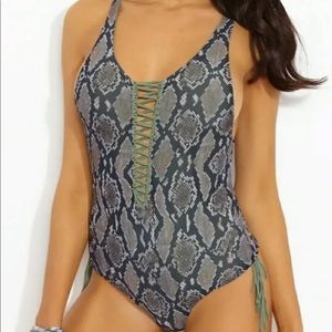 Indah one peace swimsuit reversible